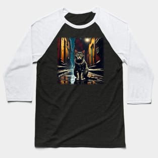 Street Cat Baseball T-Shirt